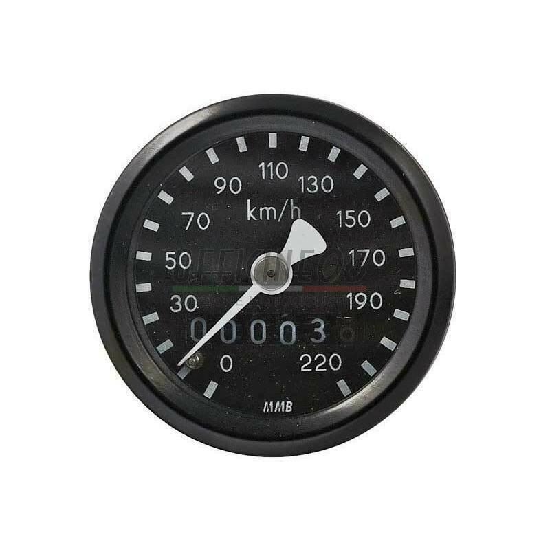 Mechanical speedometer Harley-Davidson transmission mounting MMB Sport mini body black dial black