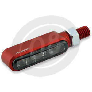 Led winkers Highsider Bronx red smoked pair - Pictures 3