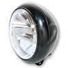 Faro anteriore 7'' Highsider Voyage H-D Style full led attacco basso nero opaco - Foto 1