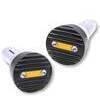 Coppia contrappesi portaspecchietti Highsider Wave nero/oro - Foto 1