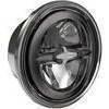 Faro anteriore per Harley-Davidson Touring -'13 Drag Specialties led nero - Foto 1