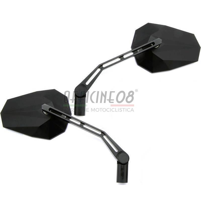 Rearview mirror Highsider Stealth X-1 black pair