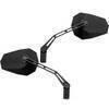 Specchietto retrovisore Highsider Stealth X-1 nero coppia - Foto 1