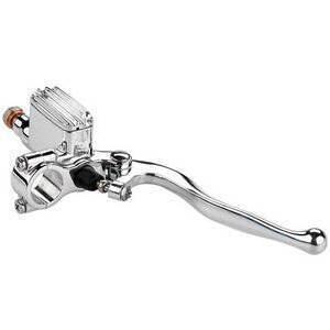 Front brake master cylinder 25.4mm Kustom Tech 12mm Classic polish