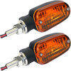 Led winkers K&S Retro position light combo black smoked pair - Pictures 1