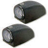Coppia frecce led Highsider Proton Three nero opaco fumè - Foto 1