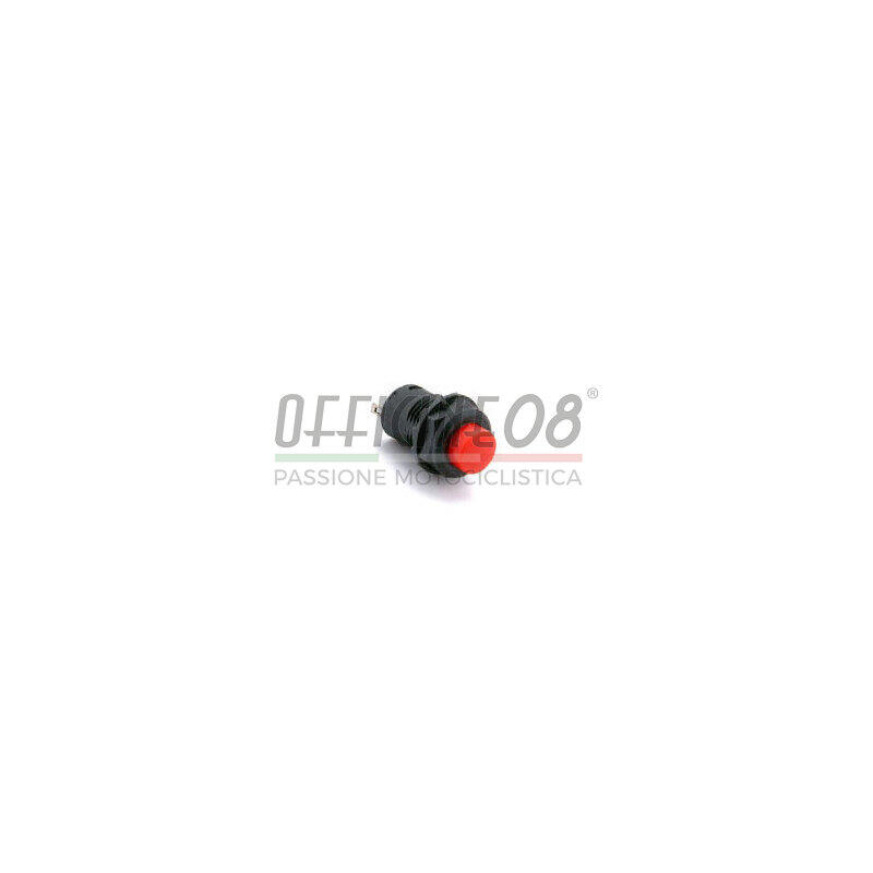 Button to screw 14mm red
