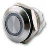 Interruttore a vite on-off Highsider 14mm inox illuminato bianco - Foto 1