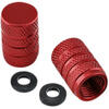 Tappo valvole pneumatici Pro Bolt alluminio rosso coppia - Foto 1