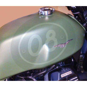 Tappo benzina per Moto Guzzi V 7 i.e. III Monza completo satinato - Foto 4