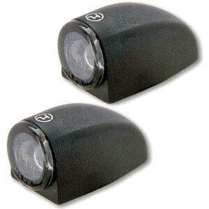 Led winkers Highsider Proton Three black taillight combo smoked pair