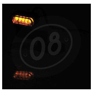 Led winkers Highsider Mirror Type1 black pair - Pictures 6