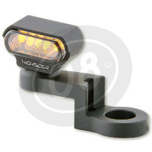 Coppia frecce led Highsider Mirror Type1 nero fumè - Foto 5