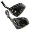Specchietto retrovisore bar-end Highsider Wave nero/grigio coppia - Foto 1