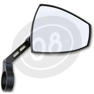 Specchietto retrovisore bar-end Highsider Wave nero/oro coppia - Foto 7