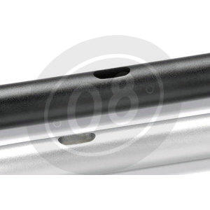 Manubrio 1'' LSL Street Bar alluminio nero lucido forato - Foto 2