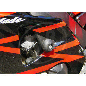Frame crash pad Honda CBR 900 RR '00-'03 grey - Pictures 2