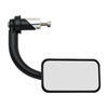Rearview mirror bar-end Biltwell Rectangle 1'' black - Pictures 1