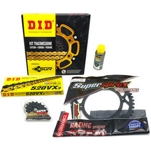 Kit catena, corona e pignone per Ducati Scrambler 800 Desert Sled DID VX3