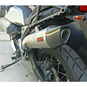 Exhaust muffler Moto Guzzi V 85 TT -'20 Mass Oval - Pictures 4