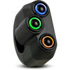 Pulsantiera 1'' Rebel Moto 3 Push Button LED nero - Foto 1