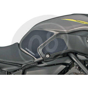 Fuel tank knee pads Yamaha MT-07 black pair - Pictures 2