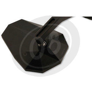 Specchietto retrovisore bar-end Highsider Stealth X-7 con freccia nero - Foto 5