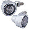 Coppia frecce led Highsider Classic-X1 cromo fumè - Foto 1