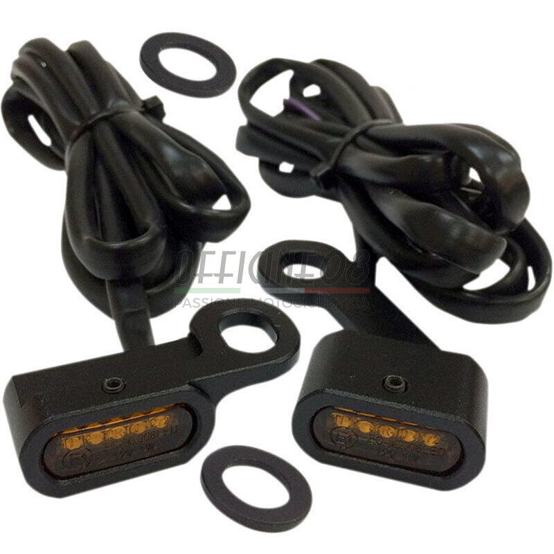 Coppia frecce led per Harley-Davidson Touring '09- anteriori Drag Specialties nero