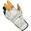 Motorcycle gloves Biltwell Borrego white