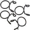 Fuel hose clip 12-13mm black set 4pc