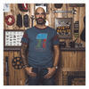 T-Shirt maniche corte Holy Freedom Number One grigio scuro - Foto 1