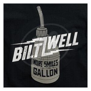 T-Shirt maniche corte Biltwell Smiles Per Gallon nero - Foto 4