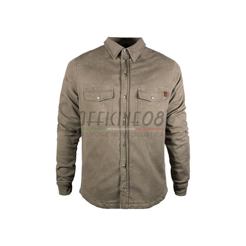 Camicia da moto XTM John Doe cammello