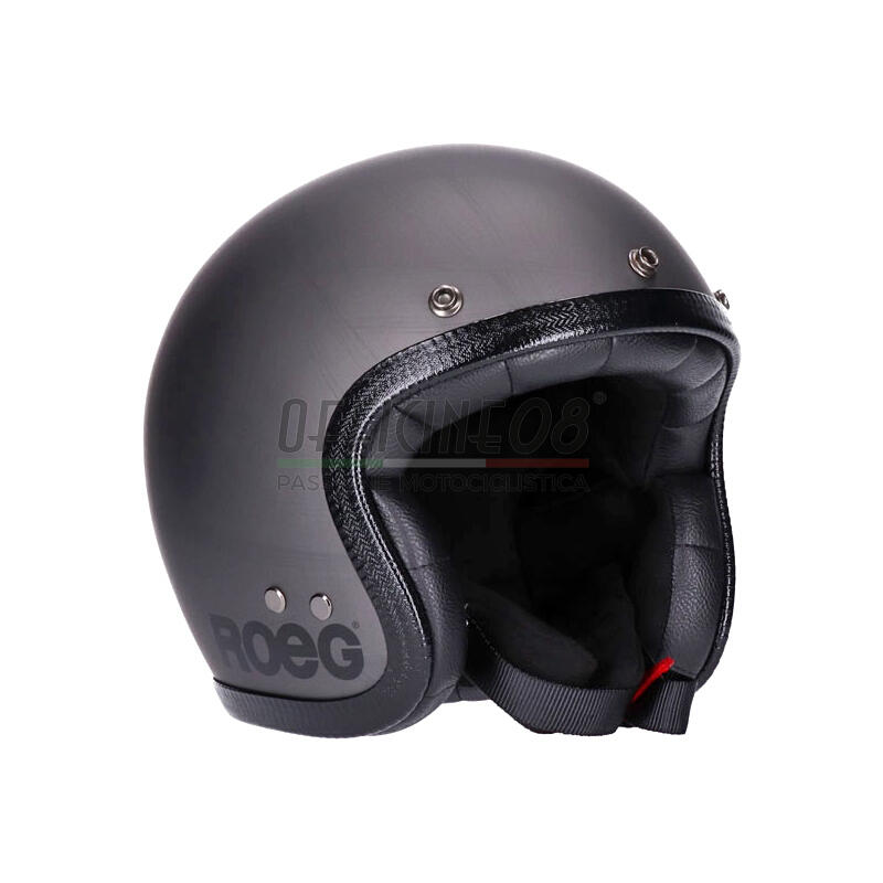 Motorcycle helmet open face ROEG Jett grey matt