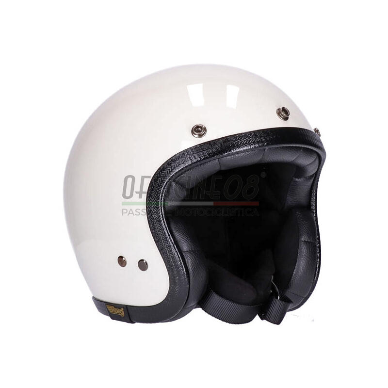 Motorcycle helmet open face ROEG Jett white gloss