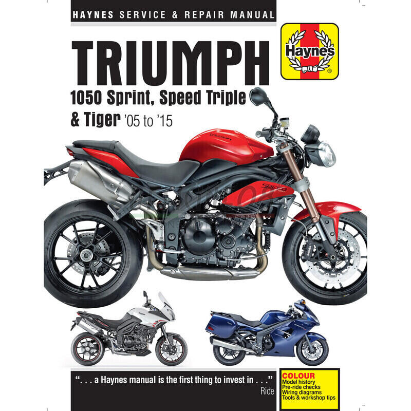 Manuale di officina per Triumph 1050 '05-'15