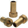 Cable locking nipple to weld clutch 2mm brass set 10pc