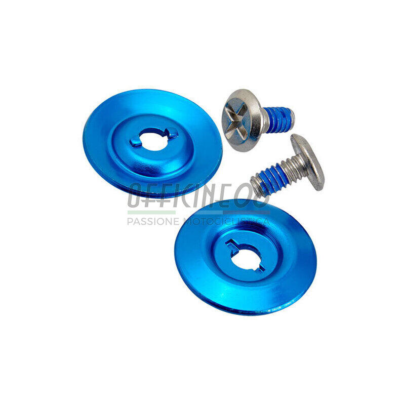 Biltwell helmet spare shield mounting pair blue