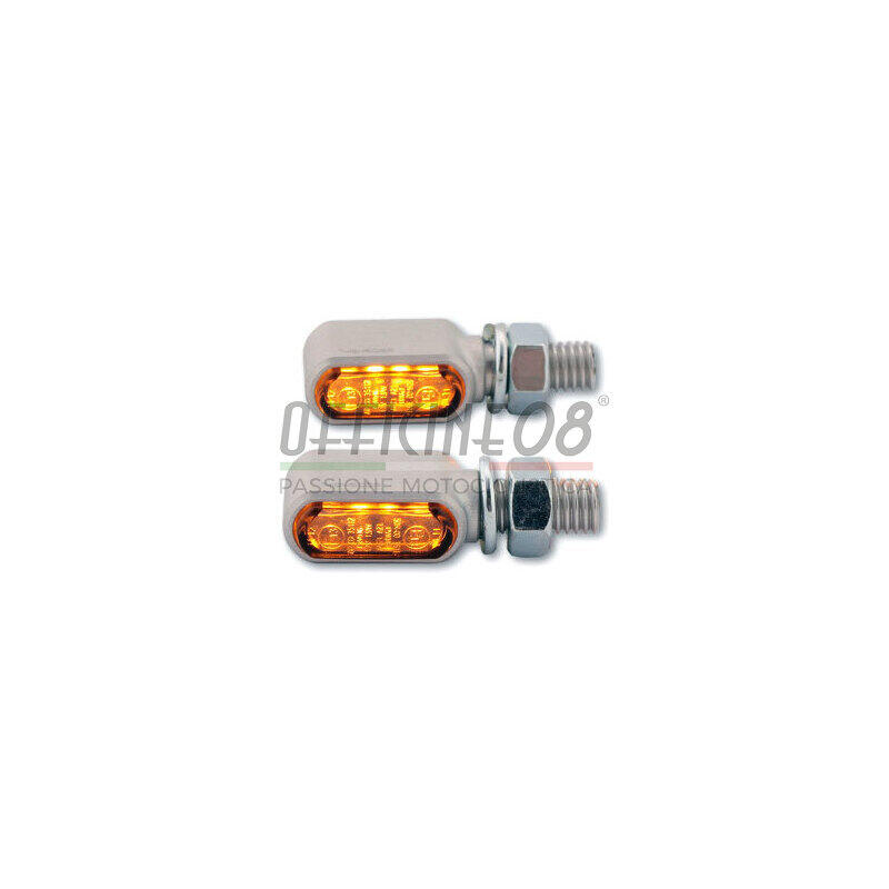 Led winkers Highsider Bronx mini grey smoked pair