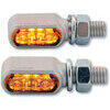 Led winkers Highsider Bronx mini grey smoked pair - Pictures 1