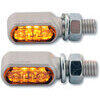 Coppia frecce led Highsider Bronx mini grigio fumè - Foto 1