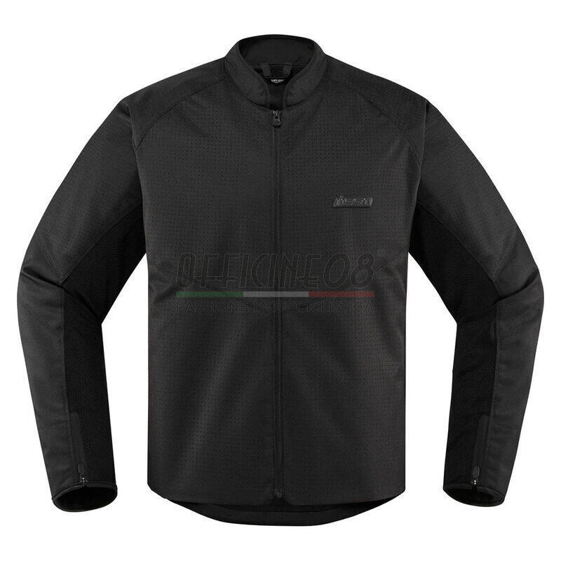 Motorcycle jacket Icon Hooligan Perforated black