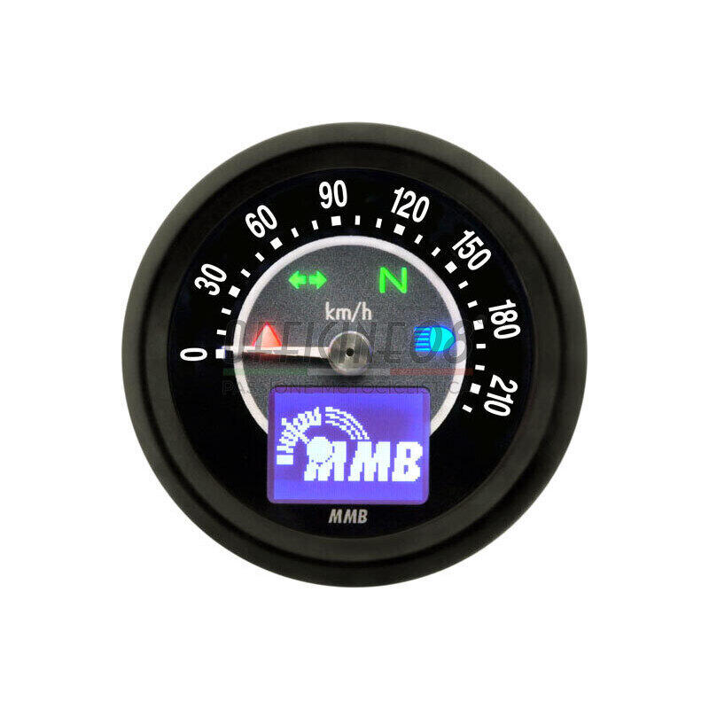 Electronic speedometer MMB Target body black dial black