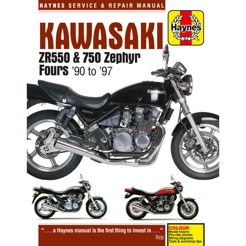 Manuale di officina per Kawasaki ZR 550-750 Zephy