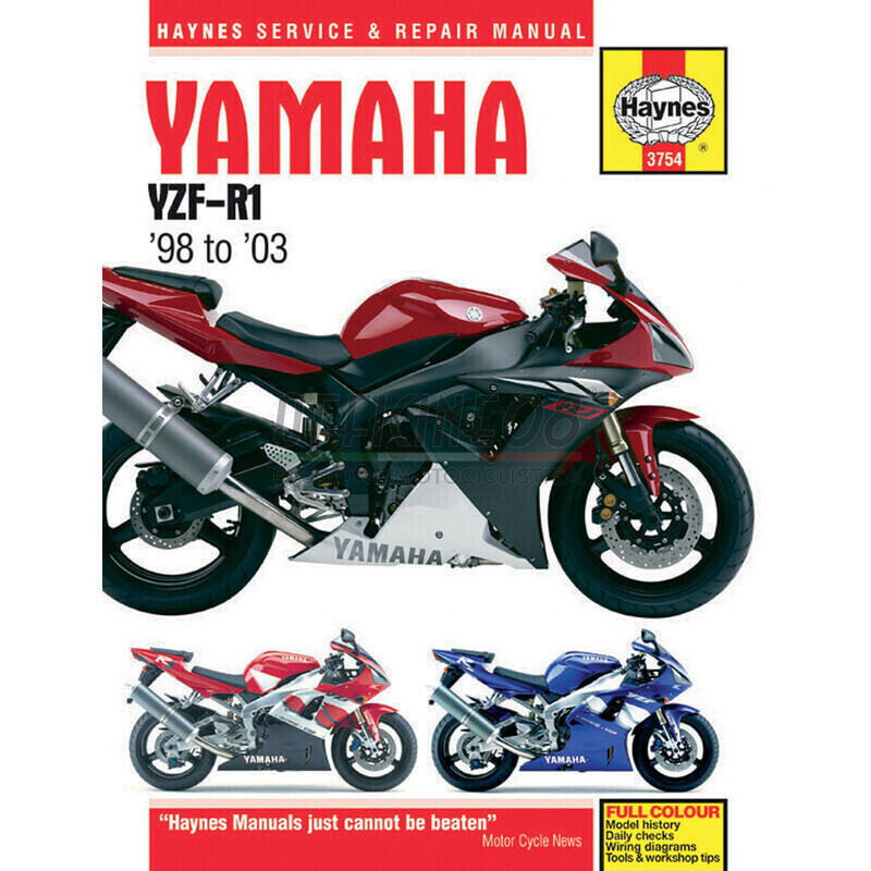 Manuale di officina per Yamaha YZF-R1 1000 -'03