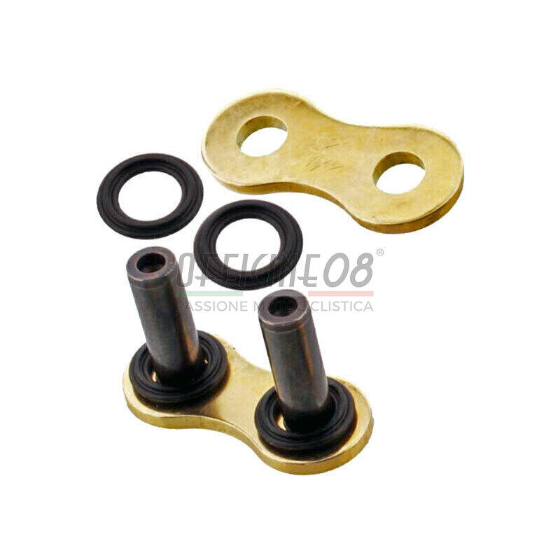 Maglia catena DID 520VX3 oro da rivettare forata