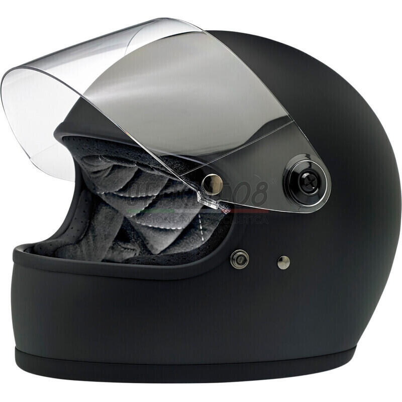 Casco moto integrale Biltwell Gringo S nero opaco