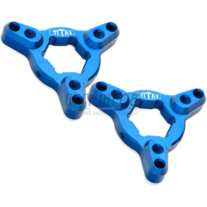Registro precarico forcella Titax 19mm coppia blu