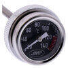 Engine oil thermometer M20x2.5 length 124mm dial black - Pictures 1